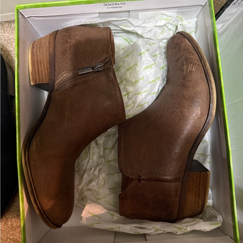 Lucky Brand Tan Ankle Booties